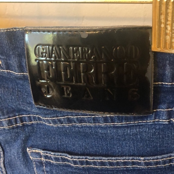 GIANFRANCO FERRE Vintage capri jeans medium stone wash, size 28 US - Picture 6 of 17